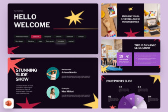 Dynamic Parallax Slideshow PowerPoint Template
